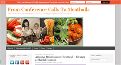 Desktop Screenshot of conferencecallstomeatballs.com