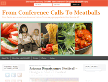 Tablet Screenshot of conferencecallstomeatballs.com